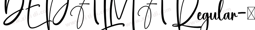 DEPALMA Regular字体转换